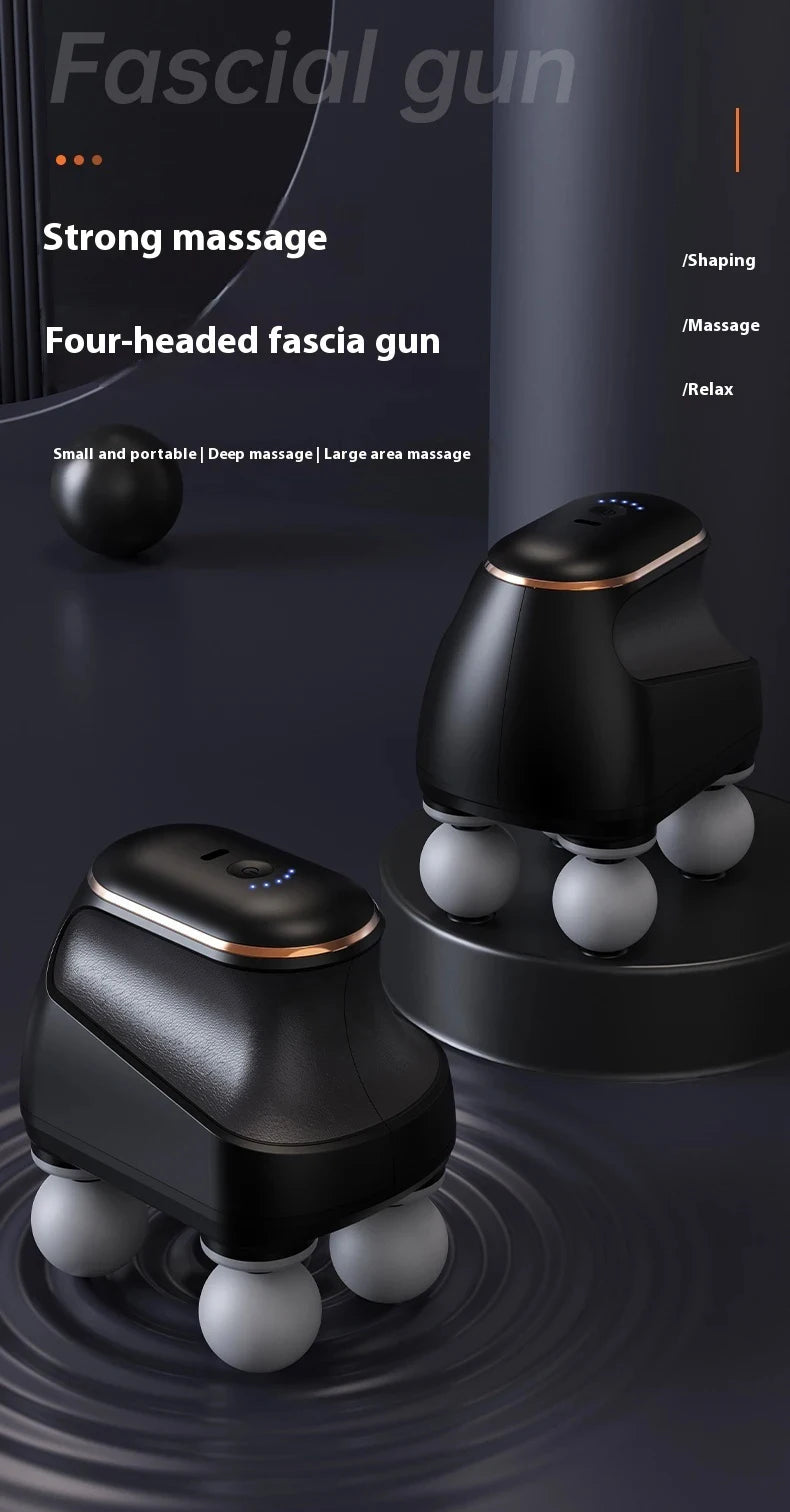 Portable Four-Head Fascia Massager