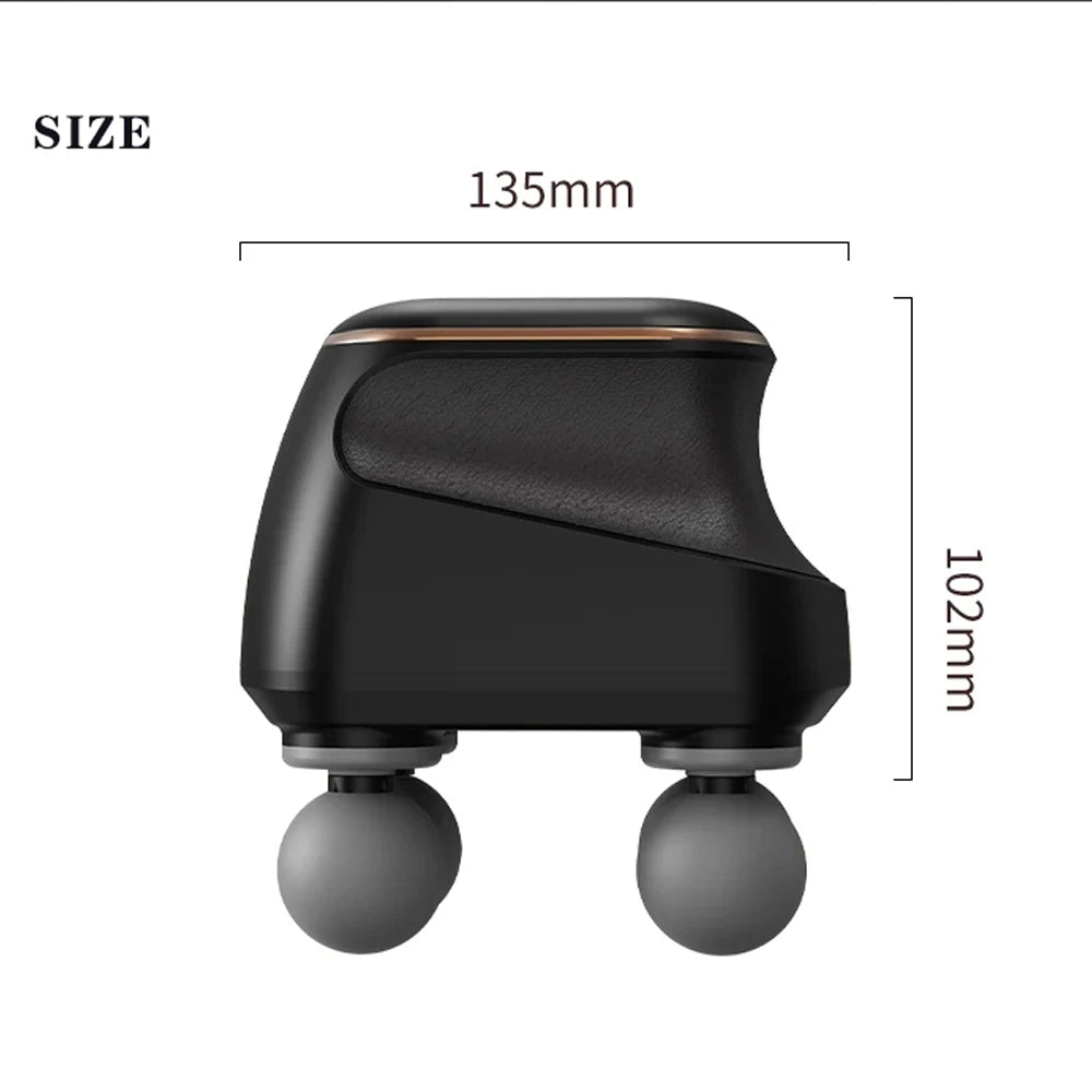 Portable Four-Head Fascia Massager