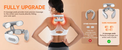 4D Smart Heating Neck Massager