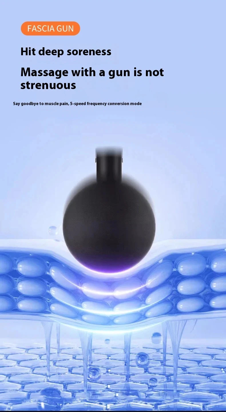 Portable Four-Head Fascia Massager