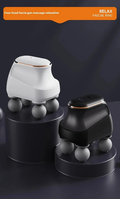 Portable Four-Head Fascia Massager
