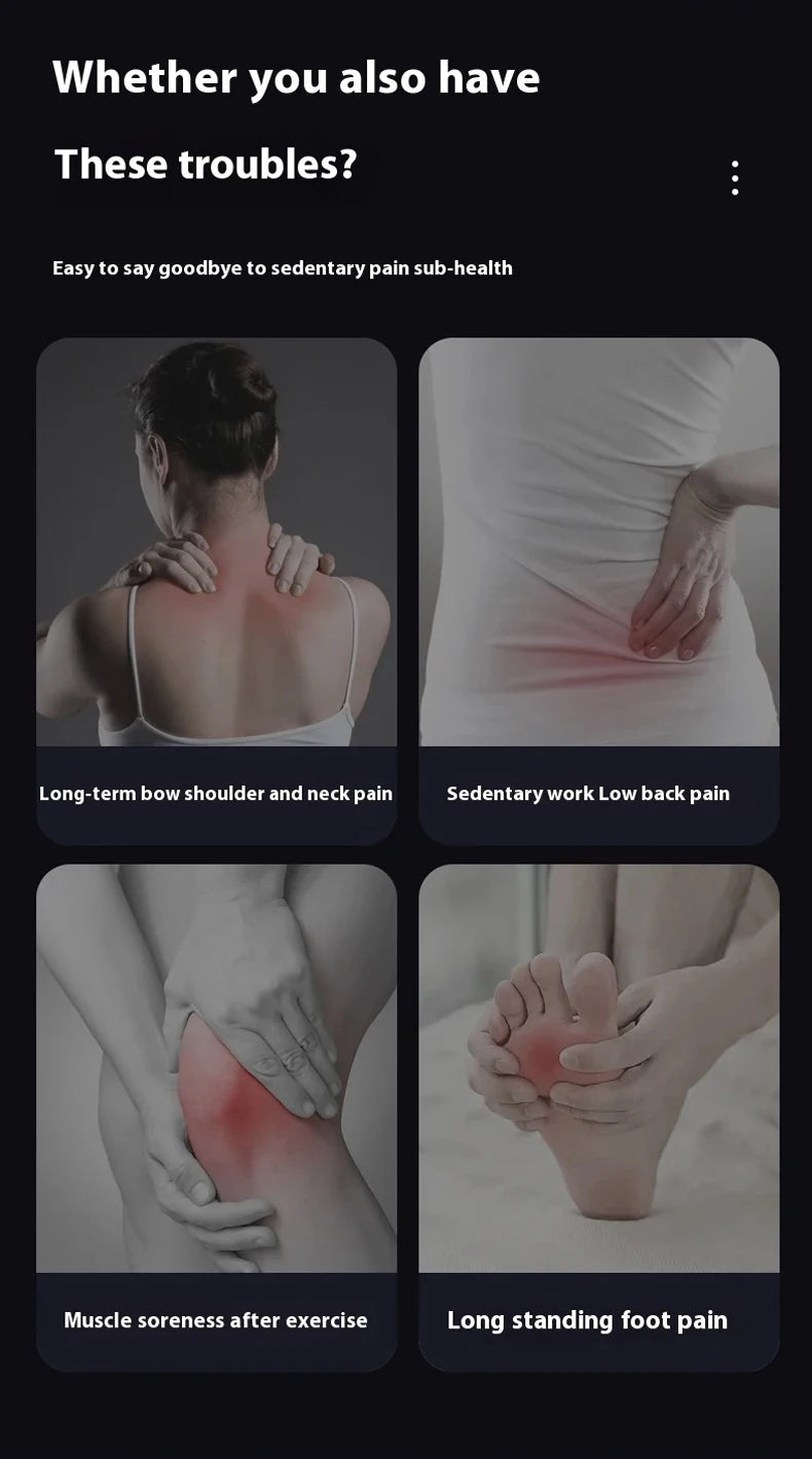 Portable Four-Head Fascia Massager