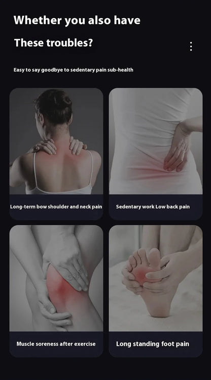 Portable Four-Head Fascia Massager